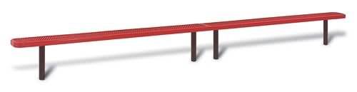 Classic (12in Plank) Thermoplastic Bench Without Back (10ft-15ft)