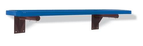 image of Classic Wall Mount Thermoplastic Bench