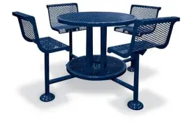image of 46in Round Bar Height Table W/Chairs,