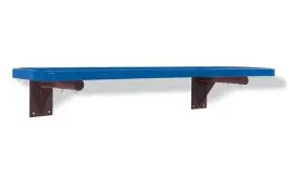 image of Classic Wall Mount Thermoplastic Bench