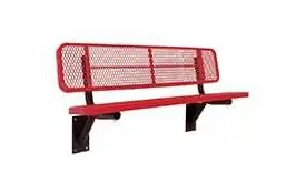 image of Wall Mount Metal Benches