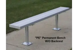 image of Surface Mount without Back (Galvanized Legs)