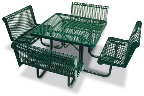 image of Square Thermoplastic Table w/Chairs