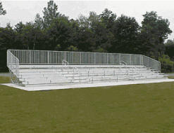 image of non-elevated bleachers